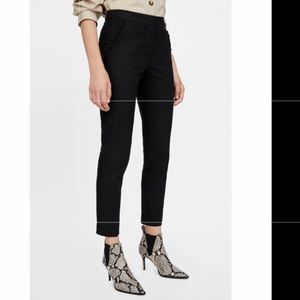 Zara ruffled pockets pants